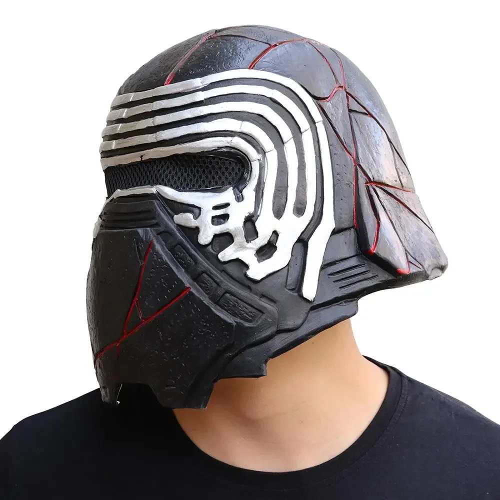 Kylo Ren-Ben Solo Cosplay Mask, Latex Masks Props, Halloween Helmet