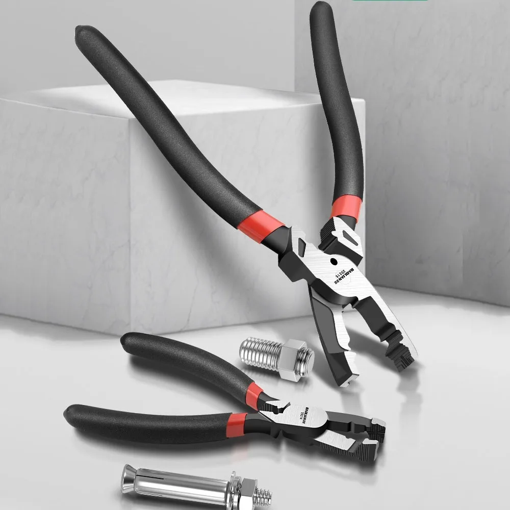 

Screw Extractor Pliers High Carbon Steel Non-Slip Jaws Glue Coated Handles for Effortless Removal of Damaged Screw Hand Tool