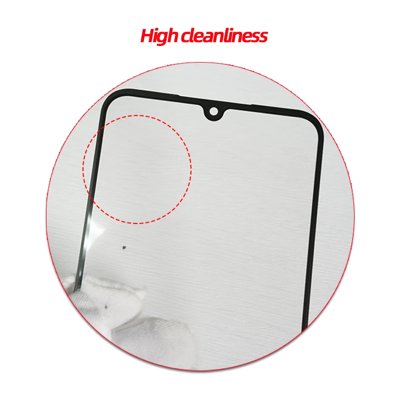 10pcs GLASS + OCA LCD Outer Lens For Huawei Y9s Y9 Prime 2019 Y6P Y7P Y7a Y8P Y8s Y9a Touch Screen Panel Replaceme