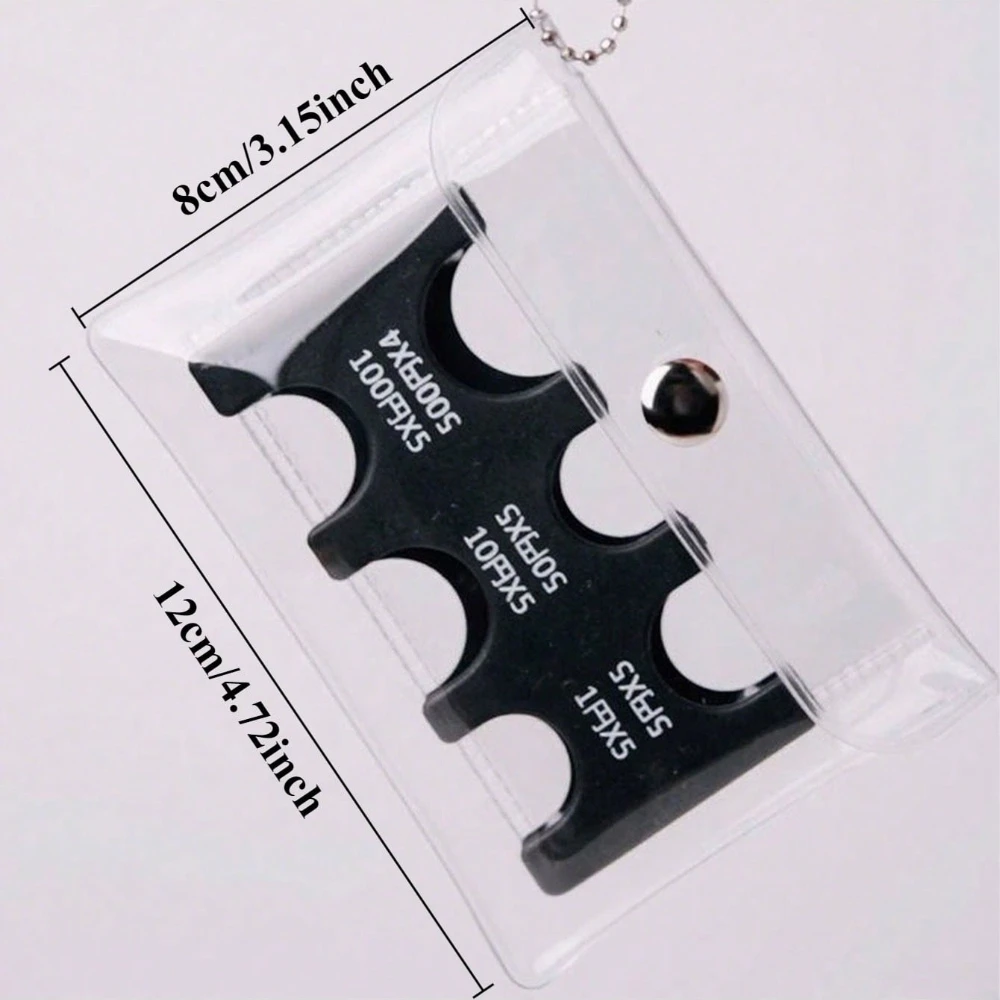 Japanische Münzhalter-Geldbörse, Münzgeldbörse, Mini-Geldbörse, PVC-Geldbörse, tragbare Kleingeldbörse, transparentes Kartenetui, Münzbox – Detail 3