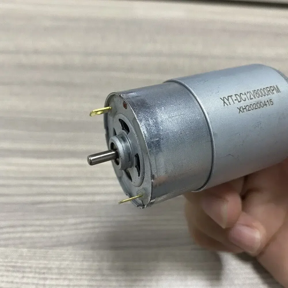 Micro 36mm RS-555 550 Electric Motor Dual Double 3.17mm Shaft DC 6V-12V 8000RPM Mini Engine DIY Model Toy Hobby