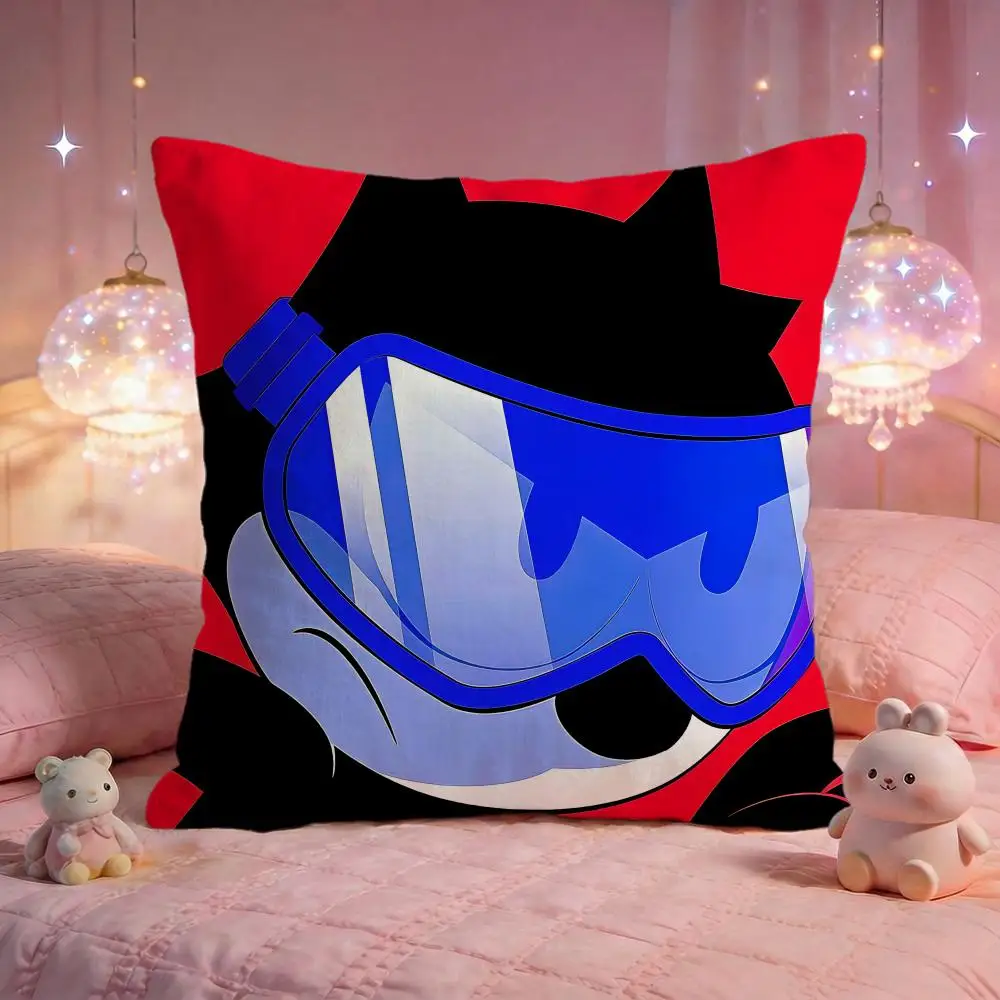 F-Felixs The Cat Cute Cushion Cover Premium Comfort Reversible Pillow Cove -Two In One Design For Any Room & Car Interior