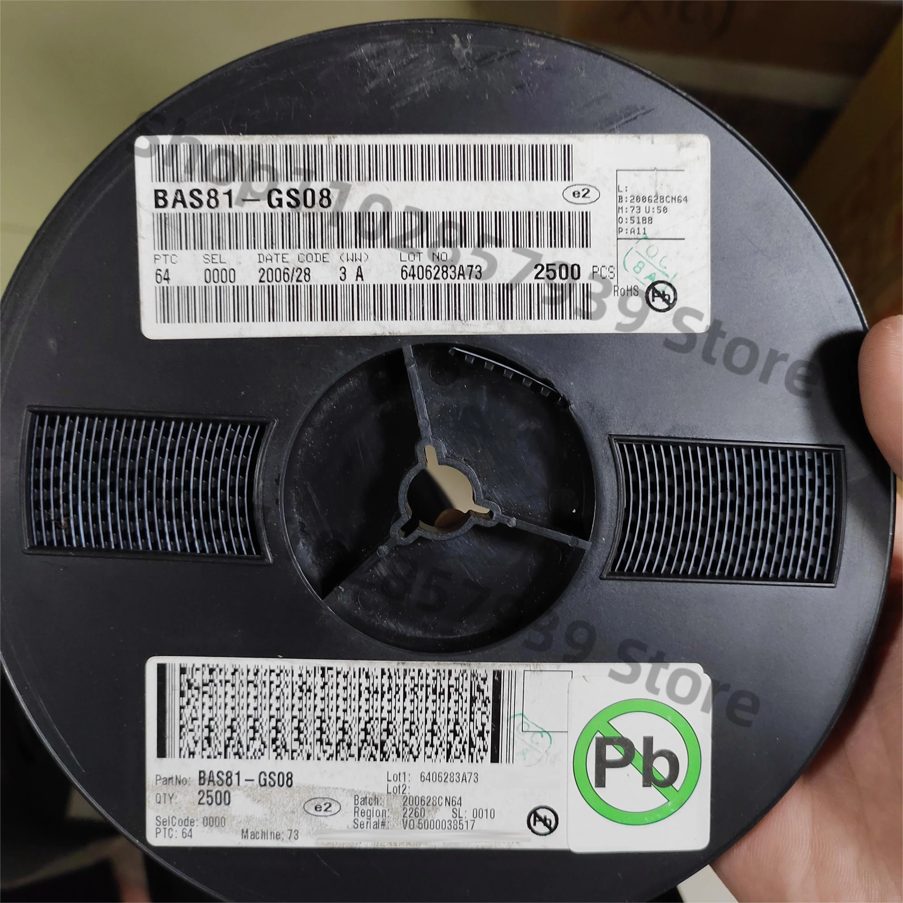 

BAS81-GS08 Диод Шоттки 40 В 30 мА, оригинальный спот SOD-80 20 шт./лот