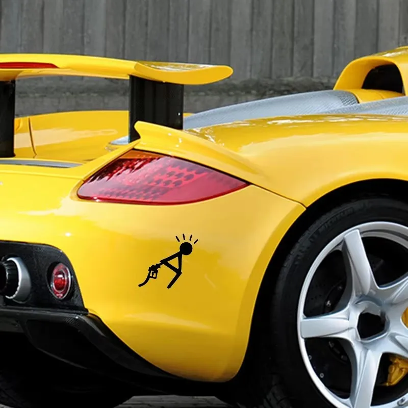 محطة الوقود تصميم مسدس الزيت نافذة الوفير دراجة نارية خزان الوقود الديكور الفينيل ملصق مقاوم للماء #2