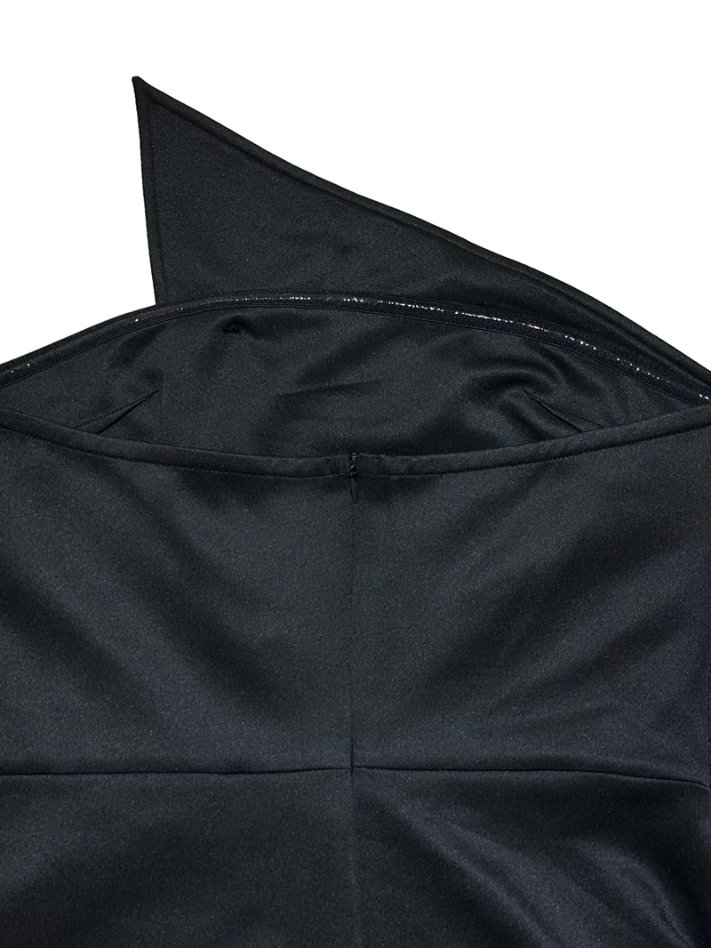 Monos OL elegantes con botones de Metal para mujer, monos de una pieza ajustados con espalda descubierta y sin tirantes, color negro, para fiesta y Club, otoño 2025