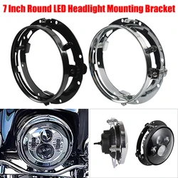 7 Inch Round LED Headlight Mounting Bracket Ring For Jeep Wrangler JK Car For Harley Motorcycle 7