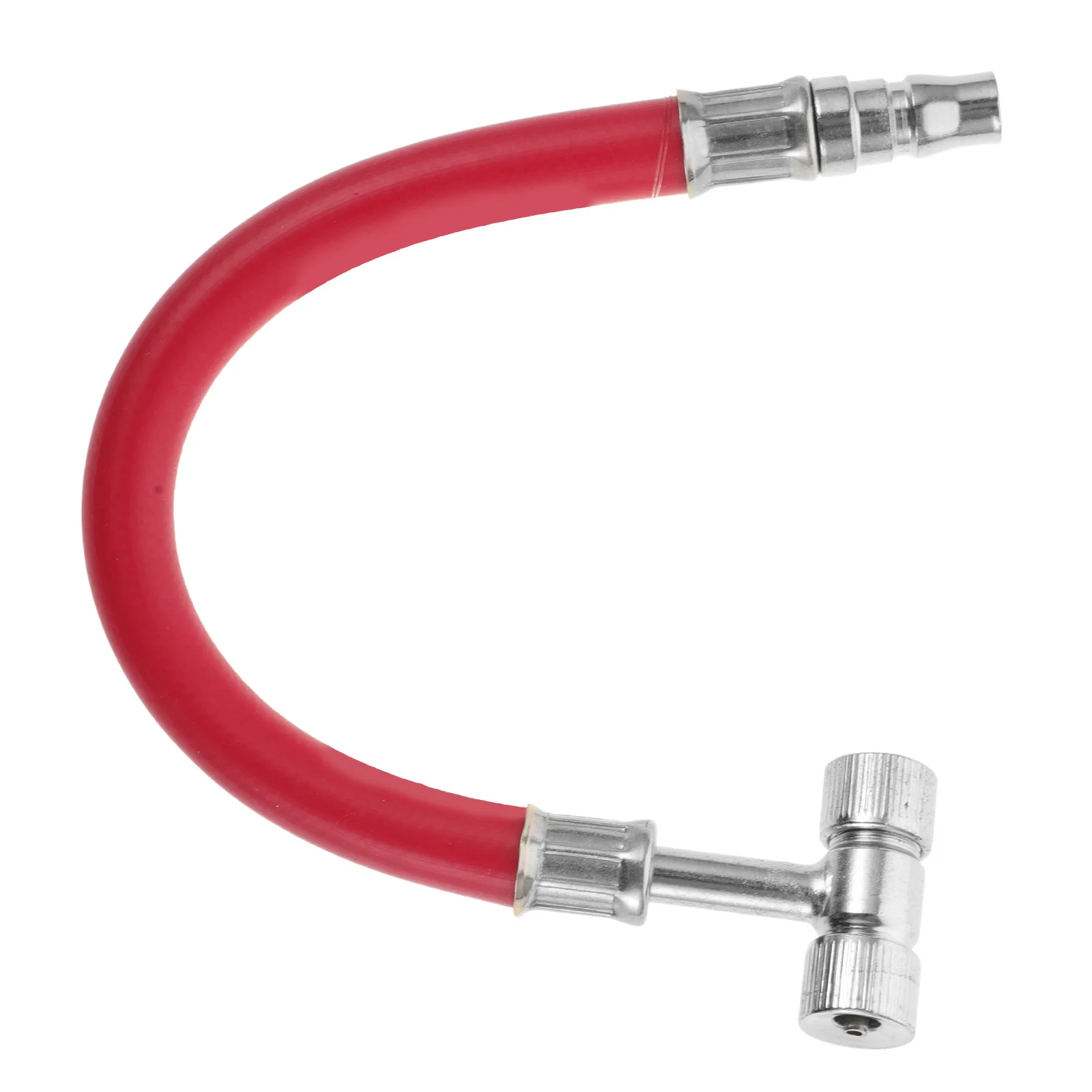 

Double-headed Inflatable Nozzle Air Inflator Adapter Heater Pump Adaptor Rubber Adaptors Inflation Hose