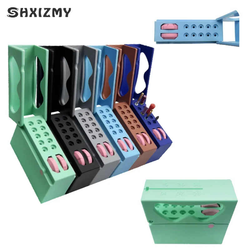 Dental Disinfection Endo Files Holder Box Autoclave Sterilizer Case Burs For Oral Care Tools 10 Holes