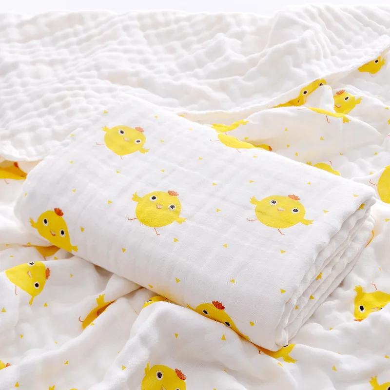 

High Density Gauze Baby Bath Towel Pure Cotton Six Layer Newborn Children's Towel Blanket Newborn Baby Bath Towel All Cotton