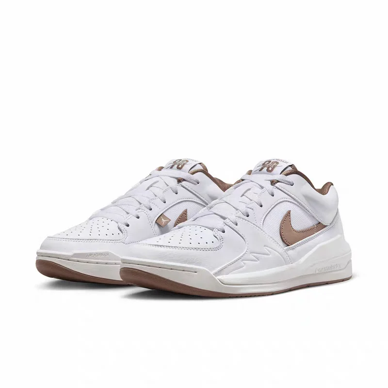 

Nike genuine Jordan Stadium 90 Anti-slip Wear-resistant Low-top Casual Shoes Women's White Brown Basketball Shoes FB2269-121