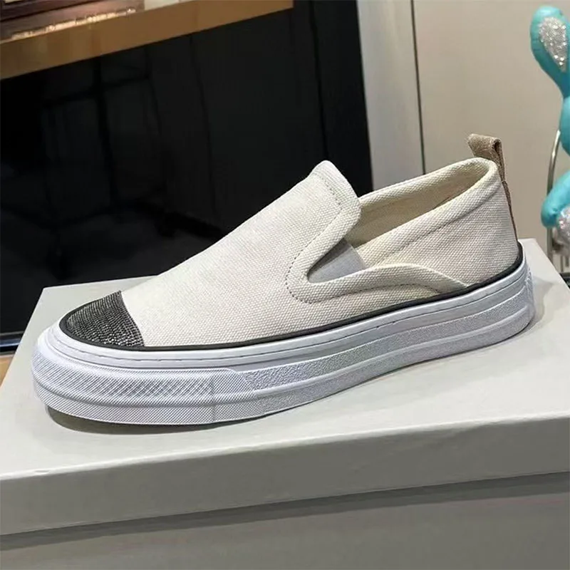 

Classic Casual Sneakers Women Round Toe Lace Up Flat Shoes Cow Suede Chain String Bead Running Shoes Comfort Walking Shoes Woman