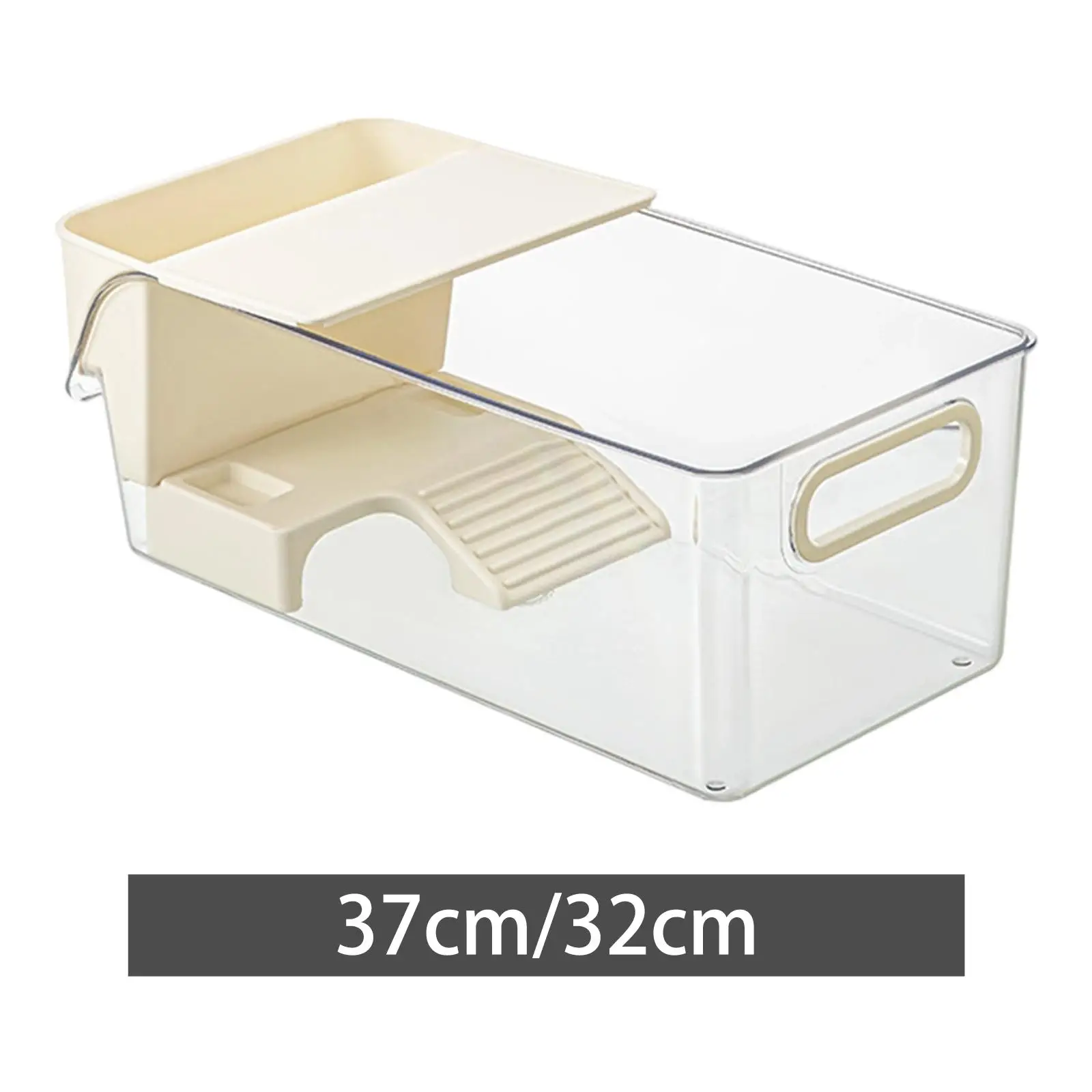 Easy Access Turtle Aquarium with Open Top PETG Material Basking Ramp for Turtle Pets and Amphibians