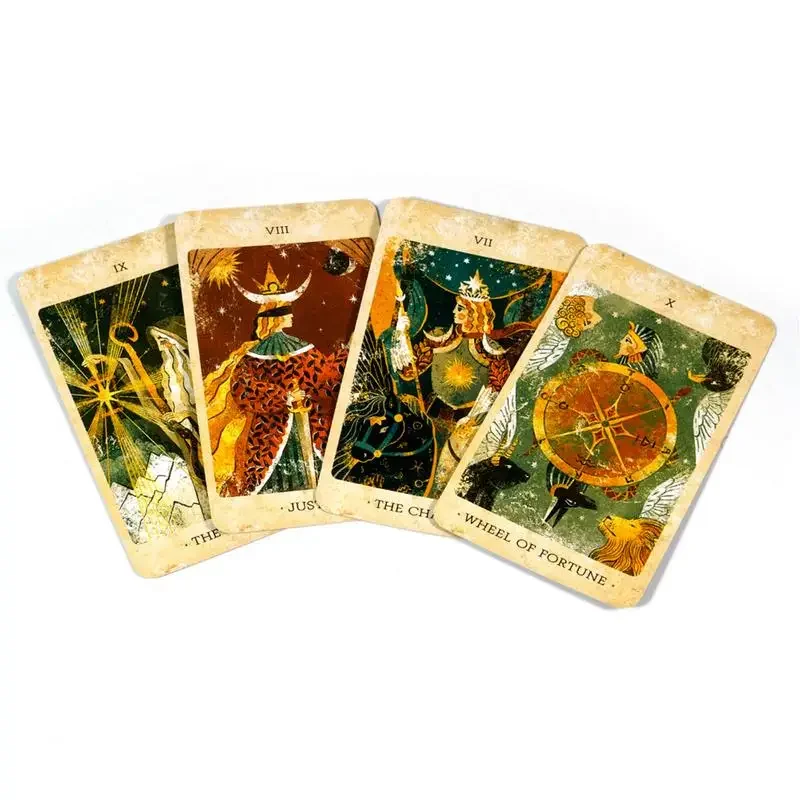 Cartes de tarot "Le royaume solaire", A 78 deck, oracle psychologique, vibrant blasy ery, pour l'avenir et le passé