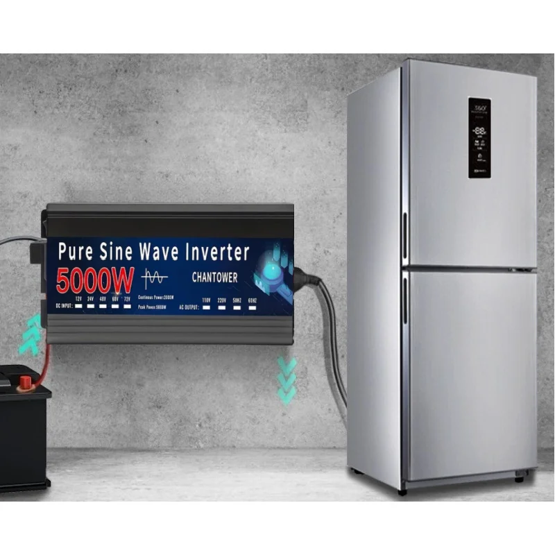Pure Sine Wave Inverter 12V 220V 1000W-5000W DC 12v To AC 220v Power Supply Converter Car Solar Inverter