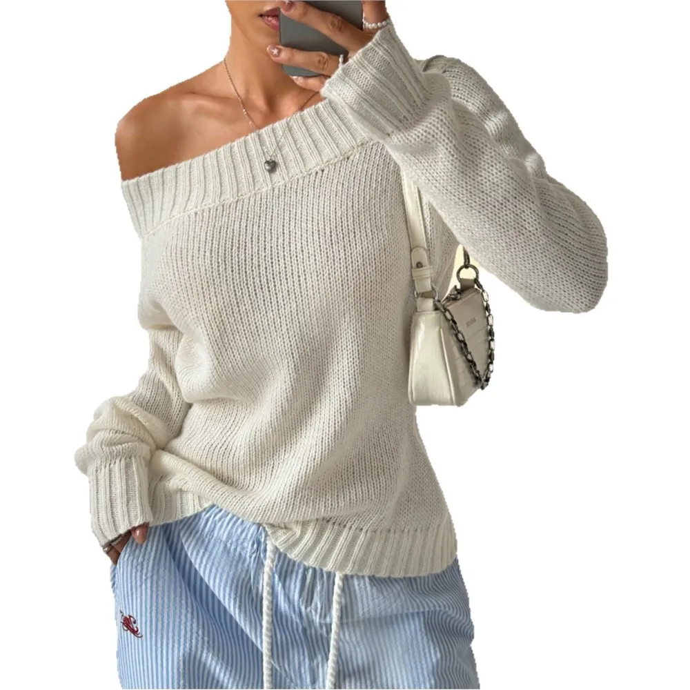 Winter Kleidung Frau Einfarbig Zieht Femmes Bequeme Gestrickte Pullover Alle-spiel Lose Einfache Stil Pullover Trendy Pendeln