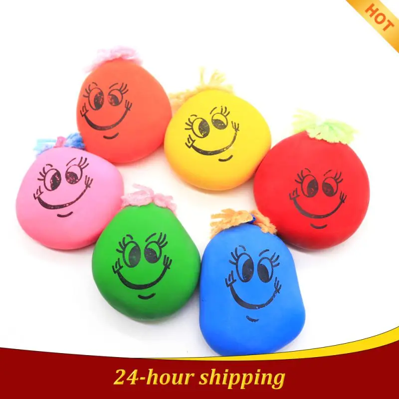 

Plasticine Shape Cognition Soft And Easy To Stretch Relieve Stress Not Sticky To Hands Stress Relieving Toys Face Changing Balls