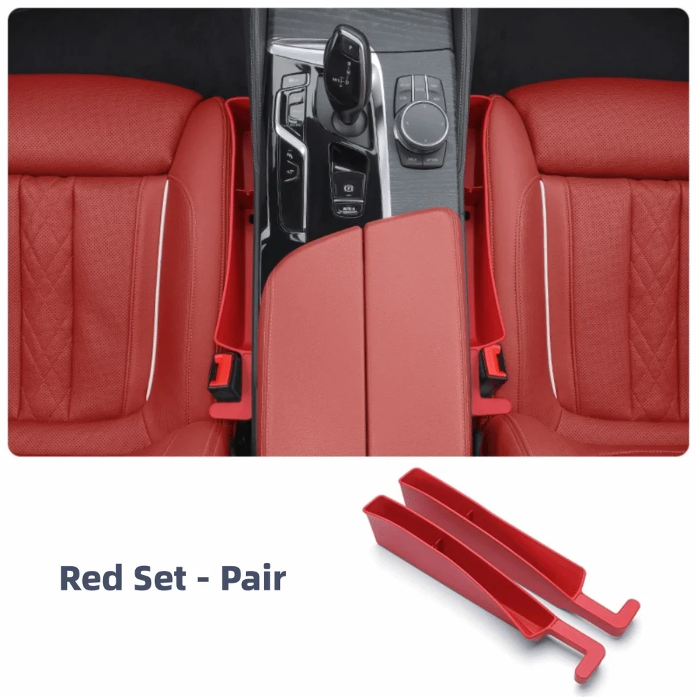 

Пара с двумя местами для хранения, органайзер для наполнителя зазора автомобильного сиденья, универсальный противоскользящий автомобильный аксессуар, стильный многофункциональный