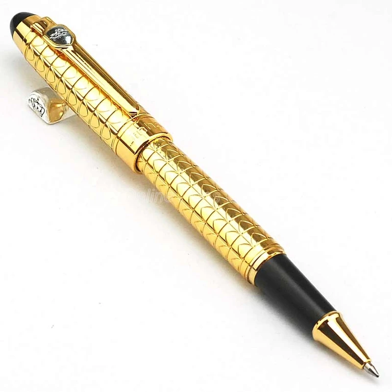 

Jinhao Роскошная золотистая и черная шариковая ручка JR123