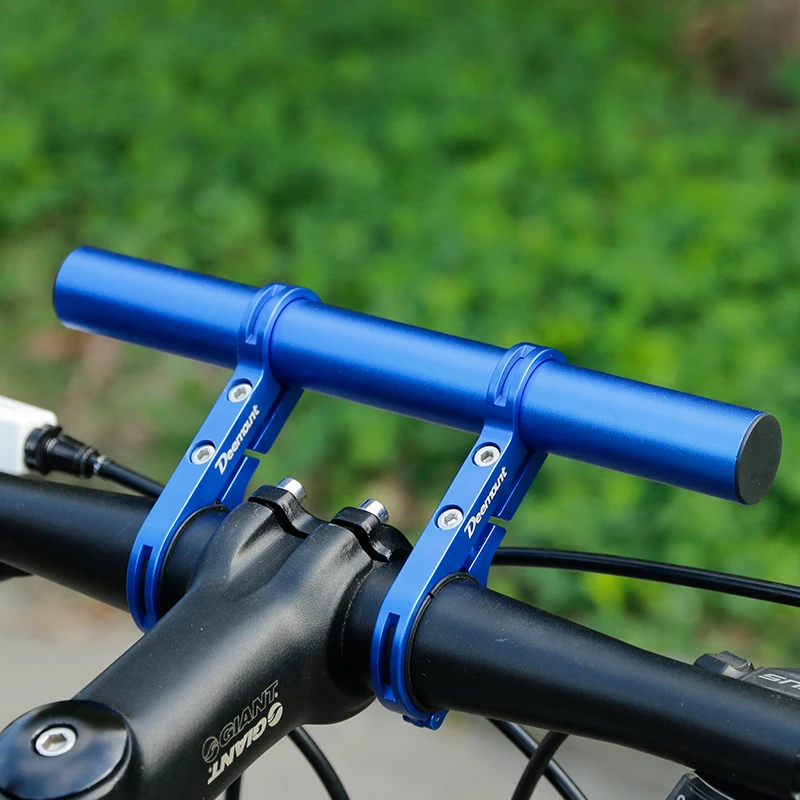 1Pcs 10/20/30cm Bicycle Handlebar Extended Bracket Bike Headlight Mount Bar Computer Holder Lamp Support Rack Alloy Fiber Stand