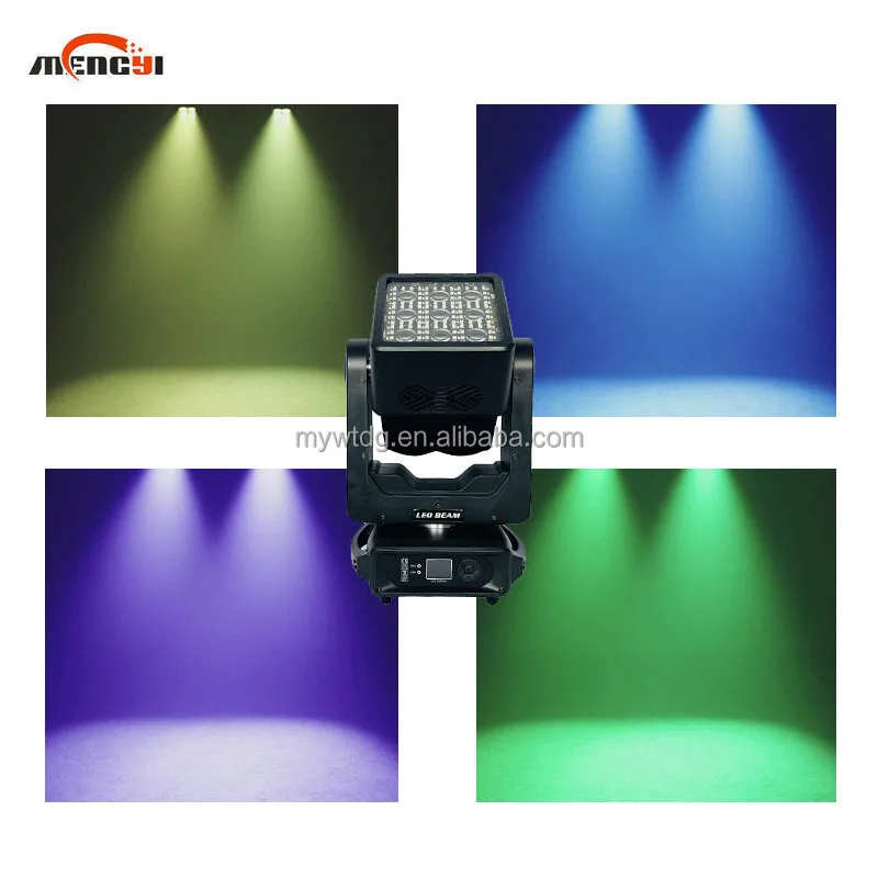 The New Market 4pcs Moving Head Beam Light Double-Sided Non-Polar Rotating Dyeing Special Effect Light 60w Led Moving Head Light