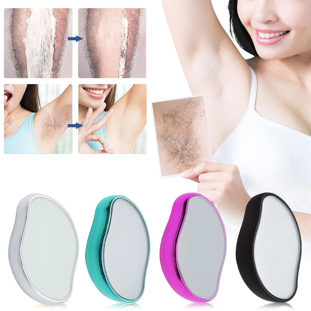 

New Painless Physical Hair Removal Epilators Crystal Hair Eraser Safe Easy Clean Reusable Leg Hair Armpit Hair Depilation Tools