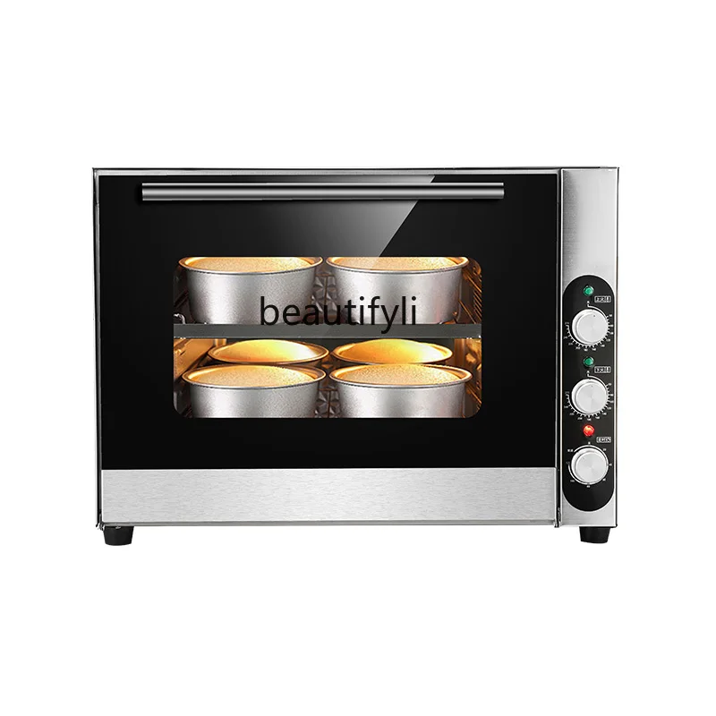 Commercial Oven Large Capacity 120L Electric Oven Household Bread Pizza Baking Dedicated Large One Layer Two Plates Open Hearth