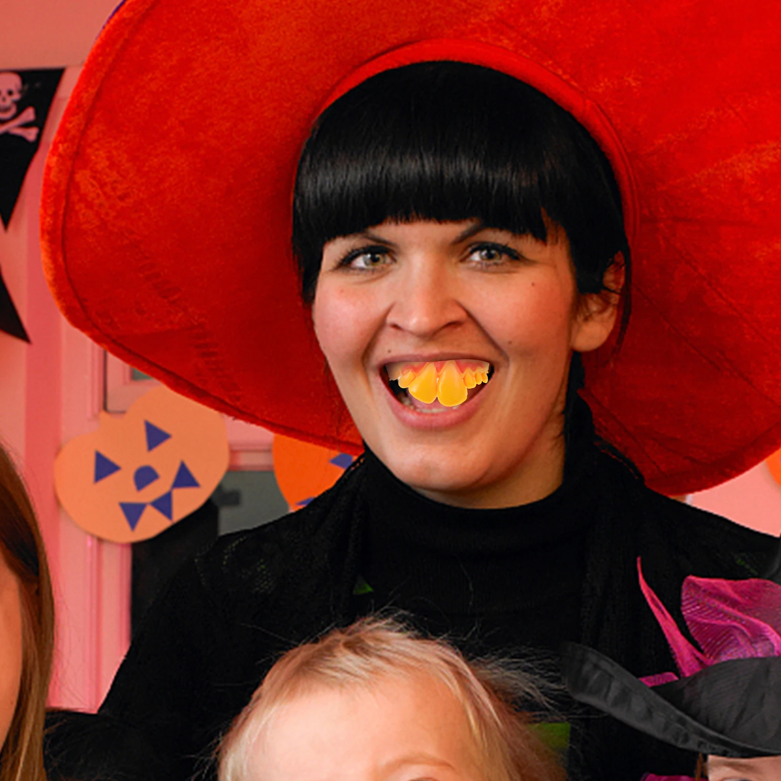 5 قطعة مجموعة مضحكة Gnarly لجميع القديسين عيد الفصح كاذبة الأسنان كاذبة لجميع القديسين/عيد الفصح الأسنان حفلة تنكرية الدعامة التبعي #1