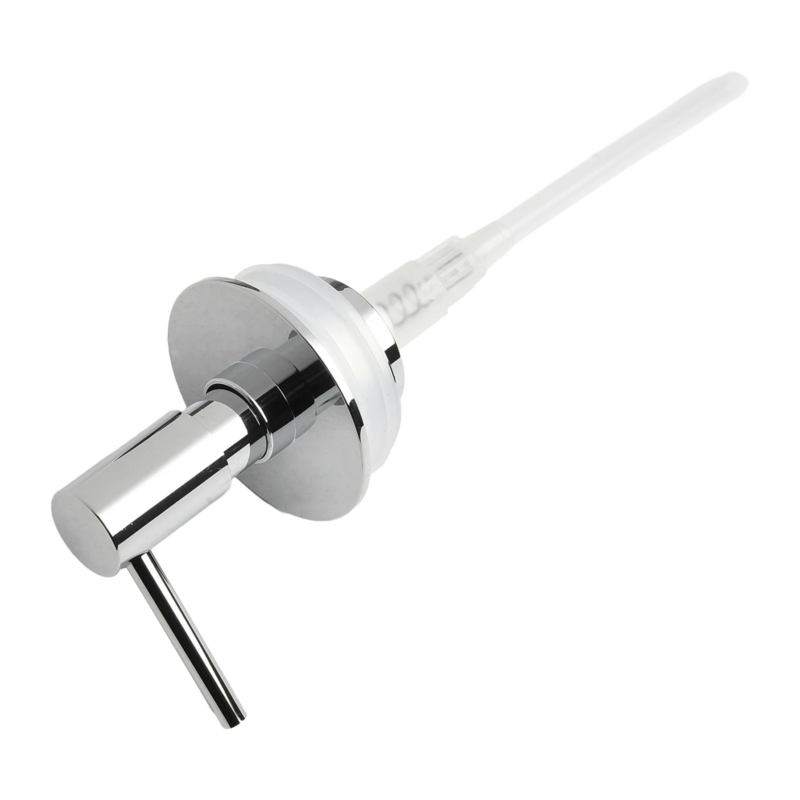 ABS Pump Head Manual Press Pump Head Salon Use Long-lasting Durability Soft Sealing Gasket Sturdy Spring Design