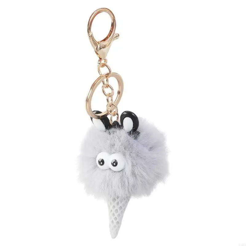 54DA Cartoon Handbag Bag Purse Pendant for KeyHolder Ice Cream Charms Toy Machine