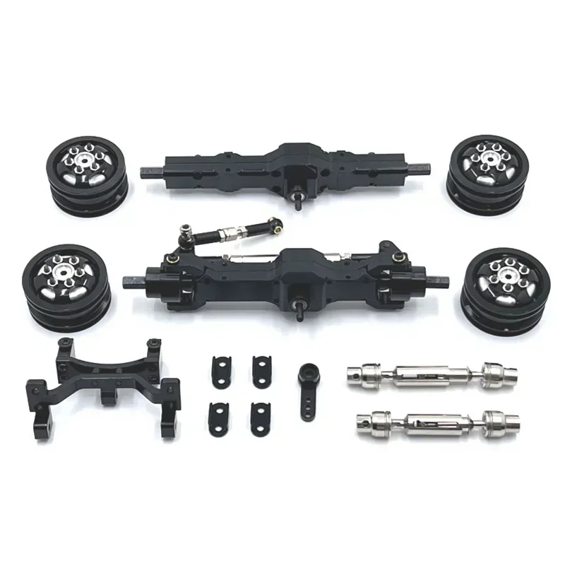 Metal Upgrade, Axle, Servo Mount, Wheel Hub, Drive Shaft, For WPL 1/10 C74 RC Car Parts