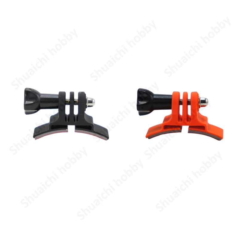 For DJI OSMO Action 4/5/6 Camera Side Mount Helmet Curved Surface Adhesive Base Bracket Outdoor Cycling Filming Accessories