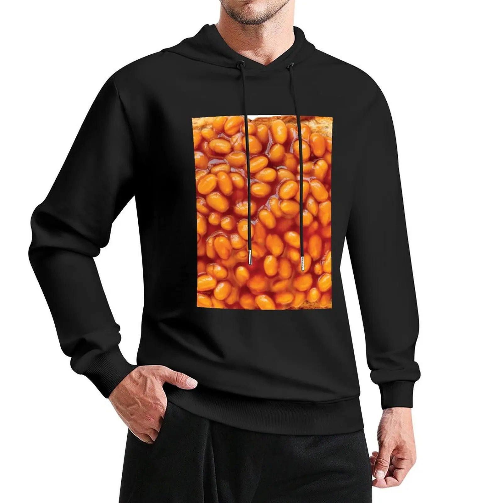 

Baked Beans On Toast Meme Pullover Hoodie hooded shirt mens clothes men's hoodie sweatshirt