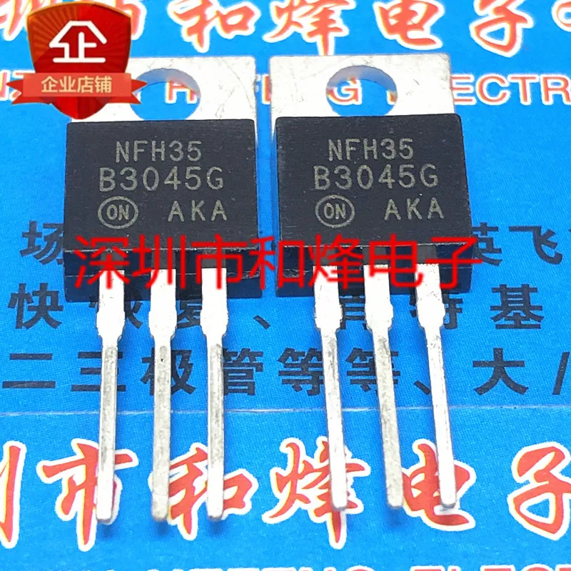 5PCS-10PCS B3045G MBR3045CTG TO-220 45V 30A ใหม่และต้นฉบับบนสต็อก