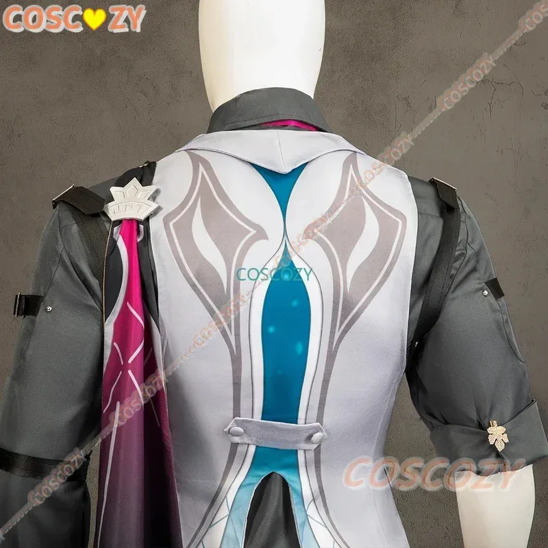 Gallagher Cosplay Costume Wig Honkai Star Rail New Women Men Halloween Party Uniform Security Officer Bloodhound Family Penacony