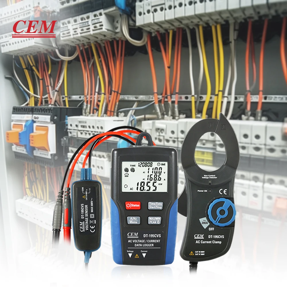 CEM Datalogger For Measuring And Recording Current Voltage, Active Power, Apparent Power , Power Factor And Electrical Energy