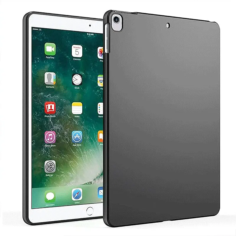 

Tablet Protective Case For Apple iPad 5th 9.7" 2017 A1822 A1823 Funda Black Shockproof Shell Soft TPU Silicone Cover Anti-drop