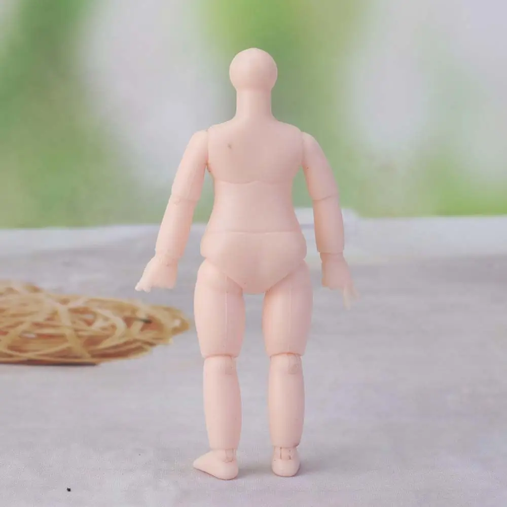 Mini Figuur Speelgoed Poppenhuis Miniatuur Gezamenlijke Poppen Kinderen Speelgoed Baby Action Figure Naakt Babypoppen Beweegbare Gezamenlijke Pop Poppen Speelgoed