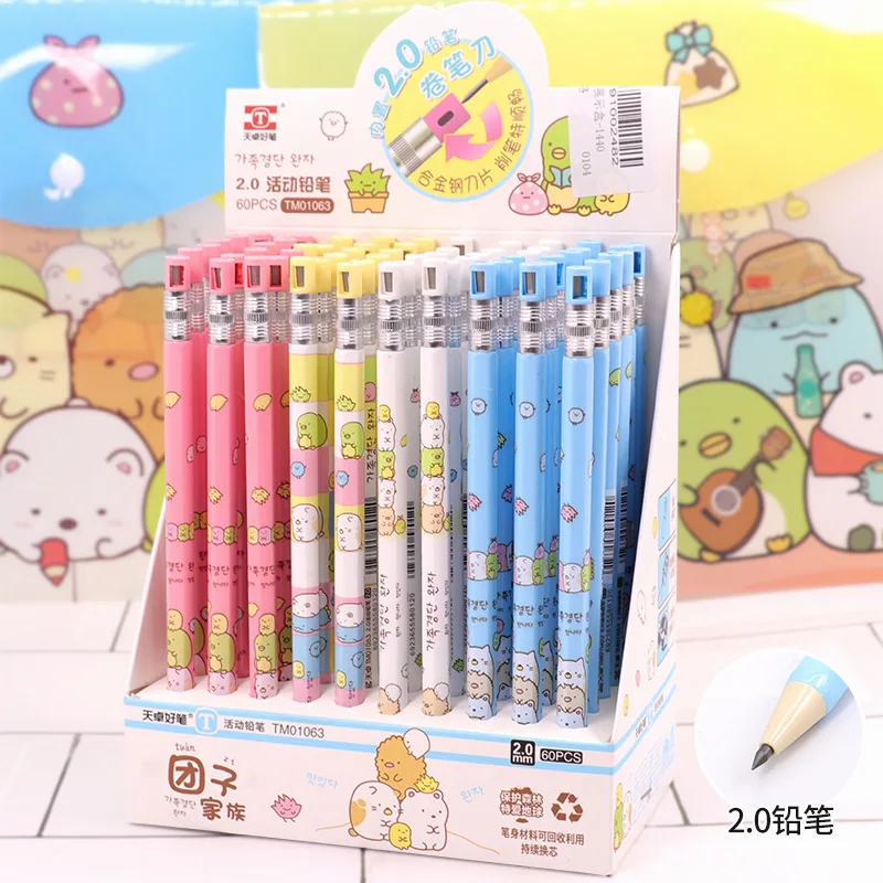 30pcs/lot Kawaii Sumikko Gurashi Mechanical Pencil Cute 2.0MM Student Automatic Pens School Office Supply Promotional gifts