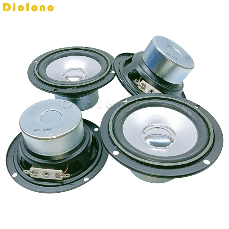 4Ohm 10 واط مكبر الصوت مكبر الصوت كامل التردد المتكلم 48 مللي متر الداخلية المغناطيسي antimمغناطيسي القطر 90 مللي متر رغوة حافة الارتفاع 42 مللي متر
