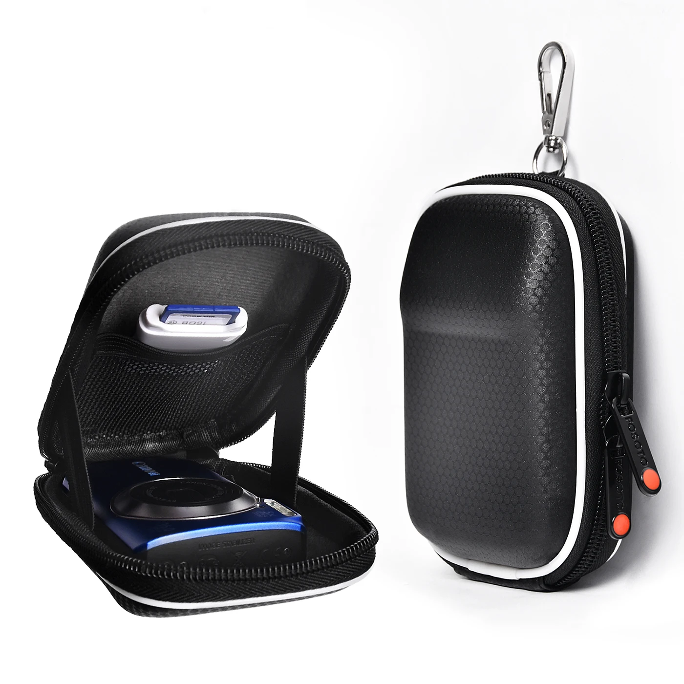 

FOSOTO Hard Anti-Shock Camera Case Compatible for Sony W800 WX500 WX350 RX100M7 RX100V HX90, Canon PowerShot SX740 SX720 SX620 G