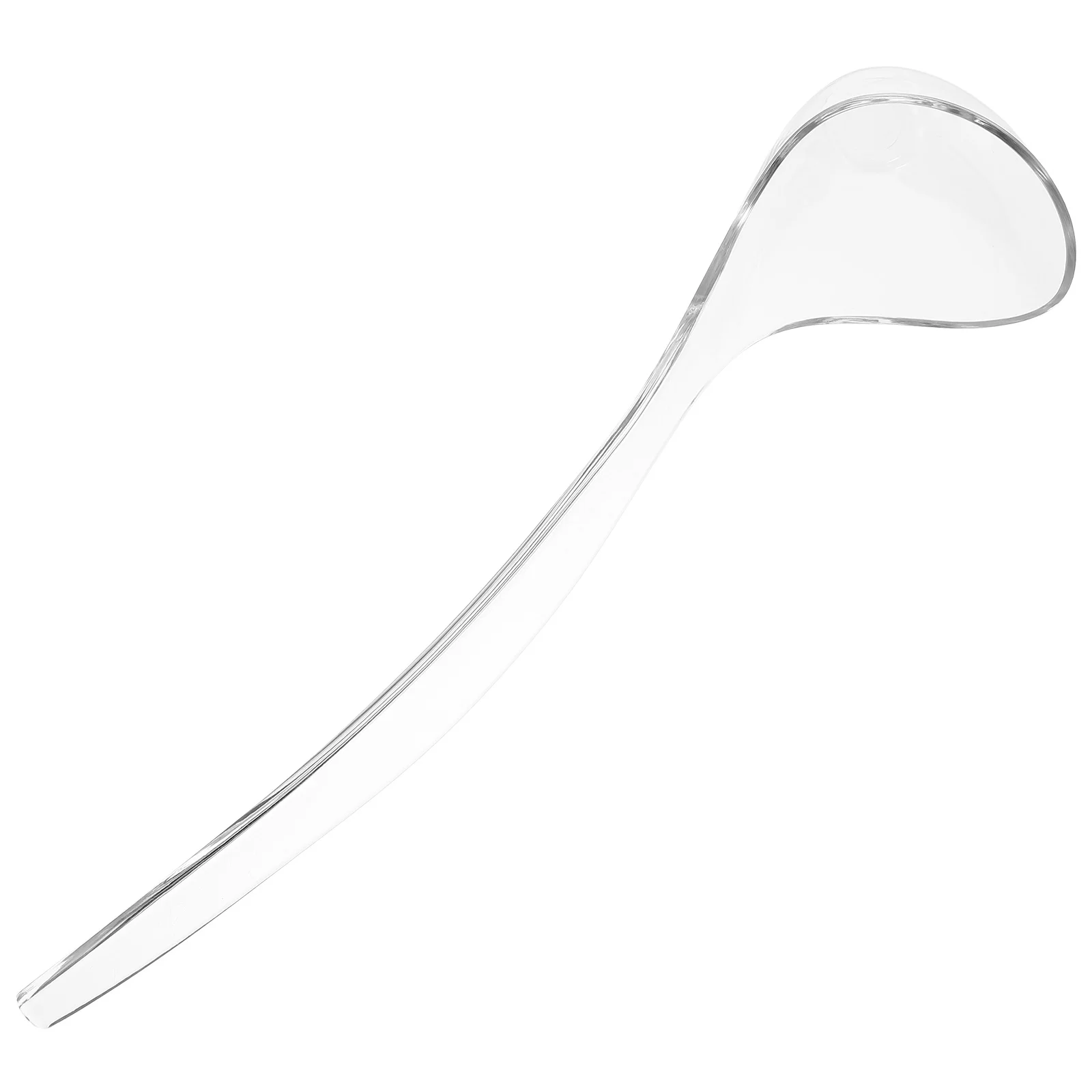 Transparent Long Handled Spoon Spoons Soup Ladle Plastic Serving Household Ladles Kitchen Portioner