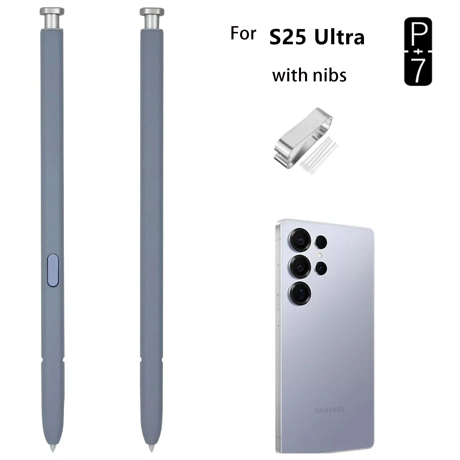 P+7 Stift für S25 Ultra, Ersatz für Samsung Galaxy S25 Ultra S938B S938U, Stylus S Pen, Touchscreen-Stift, SPen, ohne Bluetooth. – Detail 8