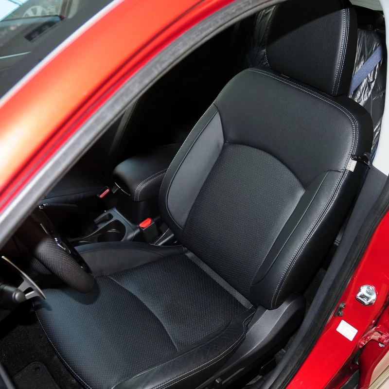 4 Seats Car Seat Cover Specific Customize for Peugeot 4008 2009 - 2012 Full Covered with Front Full Set Vegan Leather