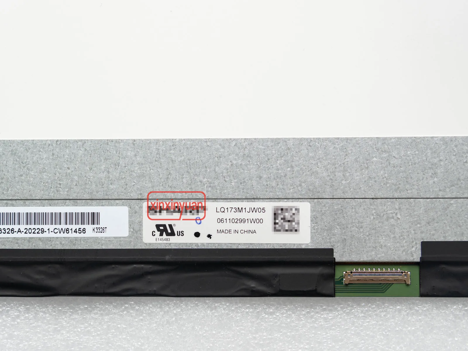 Imagem -04 - Tela Lcd do Portátil Lq173m1jw03 Lq173m1jw05 Lq173m1jw08 para Asus G17 G713 G732 G733 Gx701 Gx735 1920x1080 40pin 17.3 240 300 360hz