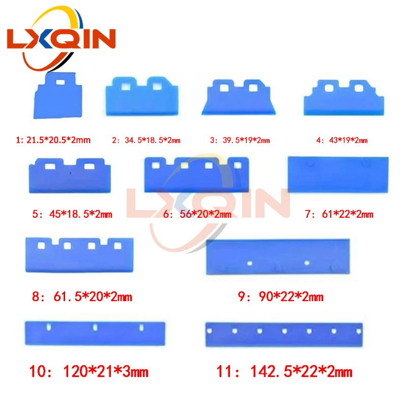 LXQIN 5pcs hot sales inkjet printer dx5 wiper blade for printer xp600 dx5 dx7 i3200 capping station cleaning wiper