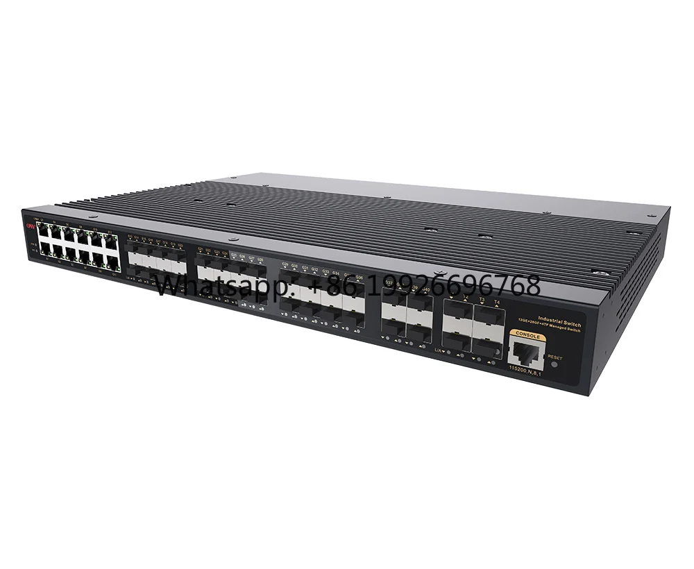 Brand New 44-Port Industrial Ethernet Switch L3 Network Management Functions with Supports IPV4/IPV6