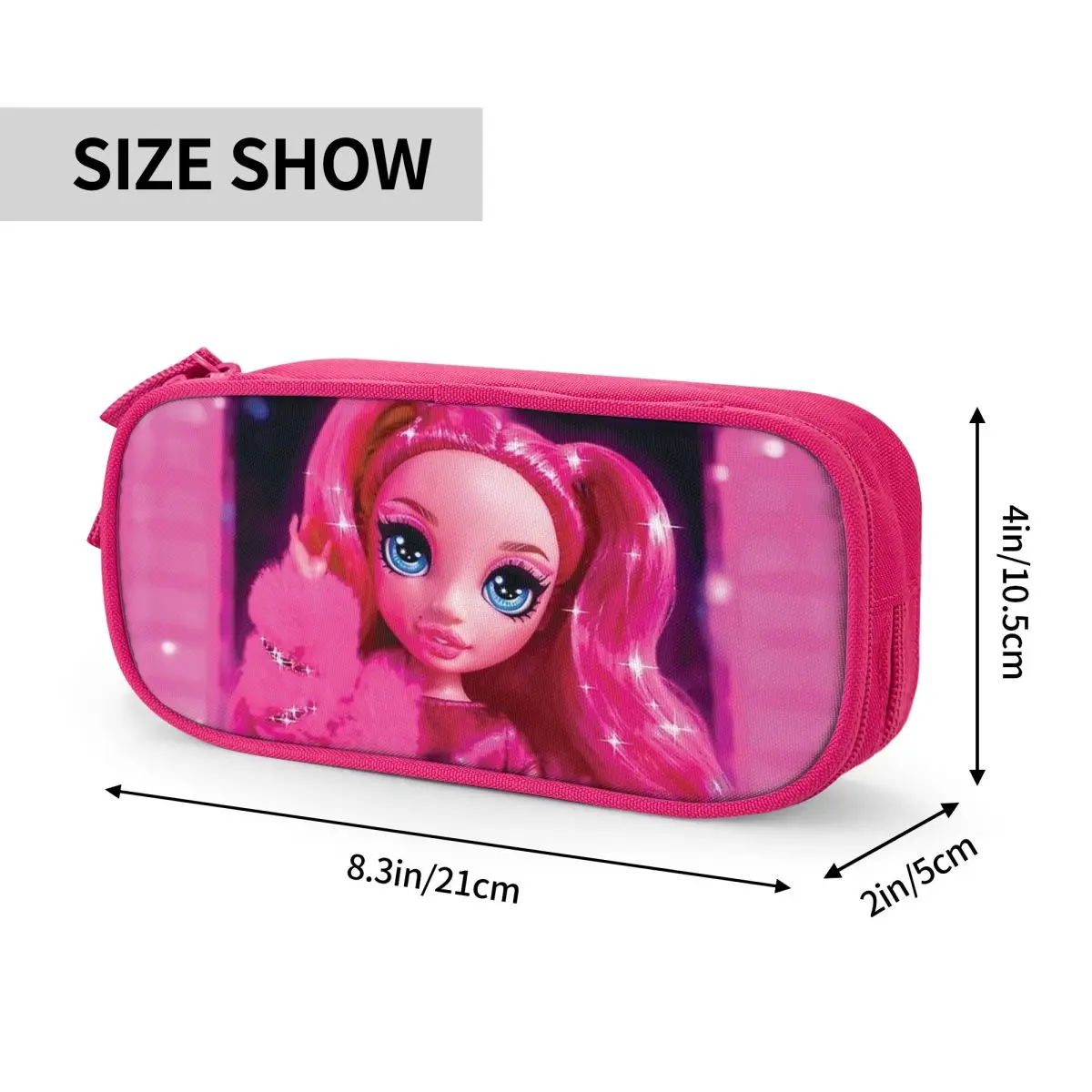 ستيلا مونرو قوس قزح دمية عالية جميلة في حالات أقلام رصاص الوردي قلم رصاص الحقيبة القلم لحقيبة الطلاب اللوازم المدرسية الهدايا القرطاسية