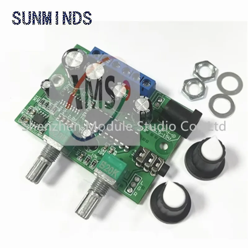 1pcs TDA2030 2.1 Subwoofer Amplifier Audio board 6W*2+25W Mini Bass Amplifier HIFI YD1517P for 4-6 inch 40W SubWoofer Speaker