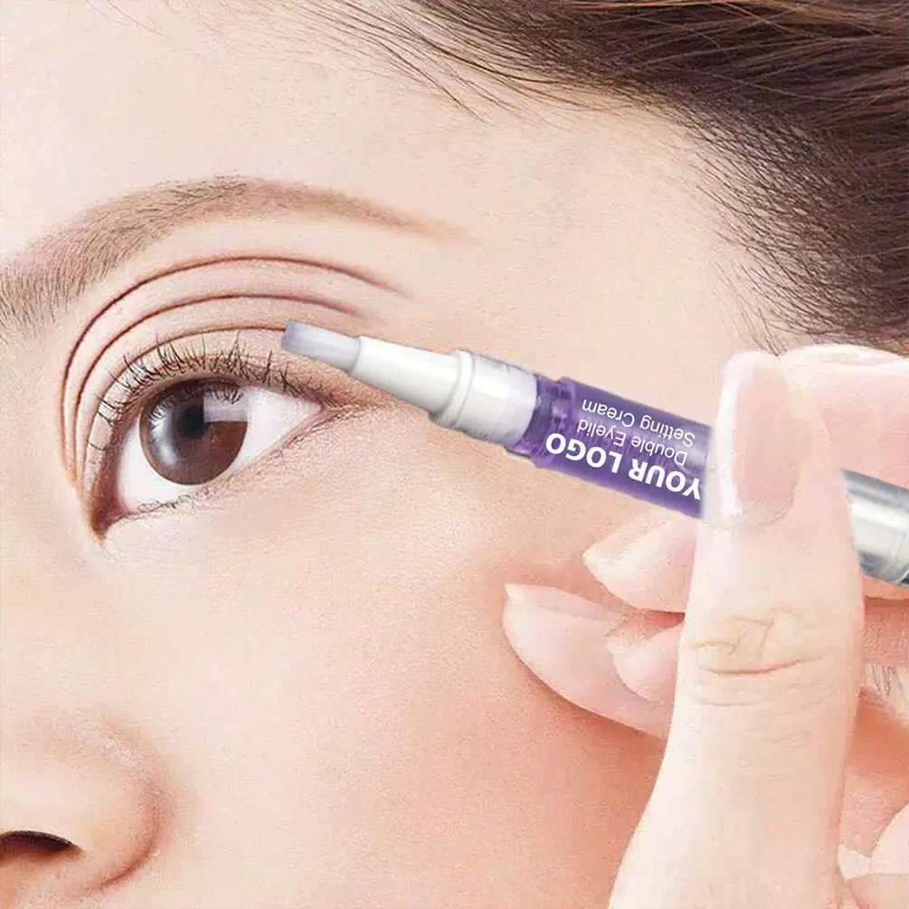 

5ml Double Eyelid Setting Cream Private Label Invisible Traceless Long-lasting Natural Quick Dry Custom Logo Makeup Cruelty Free