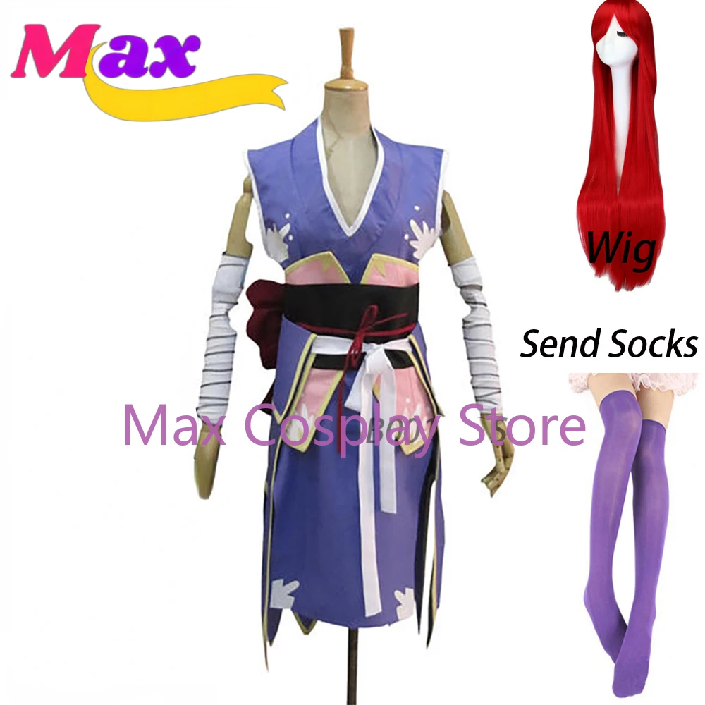 

Max Anime Cosplay Costumes Erza Scarlet Cosplay Costume Girls Woman Halloween Costume For Women Men Skirt Socks Full Set YW
